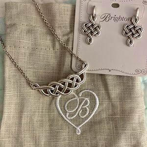 Brighton interlok brade jewelry set